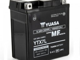 Batterie Yuasa YTX7L-BS 12V 6,3 Ah prÃªte Ã ...