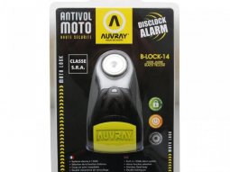 Bloque disque Auvray B-Lock 14 Noir Système Alarme SRA