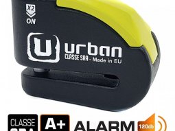 Bloque disque Urban Hi-Tech Alarm SRA Ã10mm noir / jaune