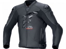 Blouson cuir Alpinestars GP Plus R V4 Airflow black / black