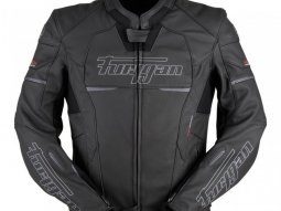 Blouson cuir Furygan Nitros noir / blanc (compatible airbag Furygan)