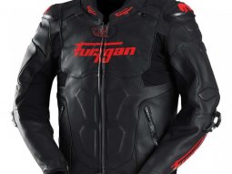 Blouson cuir Furygan Raptor 3 noir / rouge