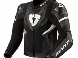 Blouson cuir Rev'it Hyperspeed 2 Pro noir / anthracite