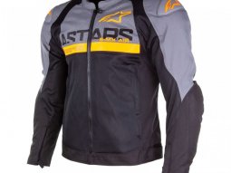 Blouson textile Alpinestars SMX Air gris foncÃ© / noir / orange...