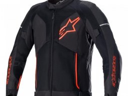 Blouson textile Alpinestars Viper V3 Air noir / rouge fluo