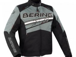 Blouson textile Bering Bario noir / gris / blanc