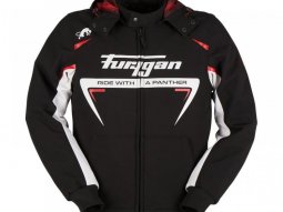 Blouson textile Furygan Sektor Roadster noir / blanc / rouge
