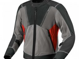 Blouson textile RevâIt Airwave 4 anthracite / red