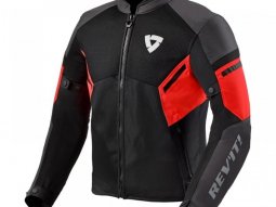 Blouson textile Revâit GT-Air 3 noir / rouge fluo