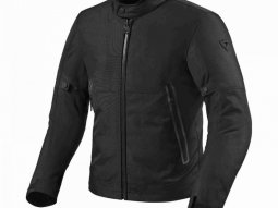 Blouson textile Revâit Shade H2O noir