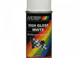 Bombe peinture blanc Motip 150 ml M00107