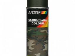 Bombe peinture Camouflage Bronze-vert mat RAL 6031 Motip 400 ml M04203