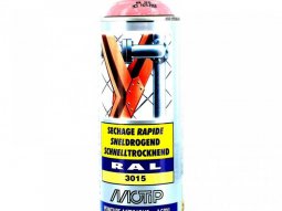 Bombe peinture Rose clair brillant acrylique RAL 3015 Motip 400 ml M07