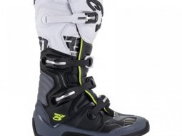 Bottes cross Alpinestars Tech 5 gris foncÃ© / blanc