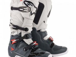 Bottes cross Alpinestars Tech 7 gris clair / gris foncÃ© /...