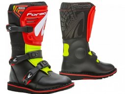 Bottes cross enfant Forma Rock black / red / yellow fluo