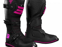 Bottes cross enfant Shot Race 2 Kid noir / rose