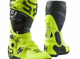 Bottes cross Fox Racing Instinct yellow fluo