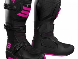 Bottes cross Shot Race 4 noir / rose