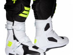 Bottes cross Shot Race 6 noir / blanc / jaune fluo