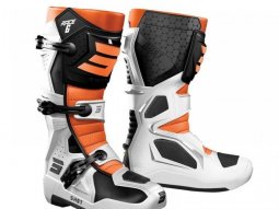 Bottes cross Shot Race 6 noir / blanc / orange