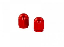 Bouchons de valve forme hexagonale rouges