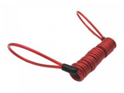 Câble anti oubli d’antivol rouge fluo Brazoline Reminder