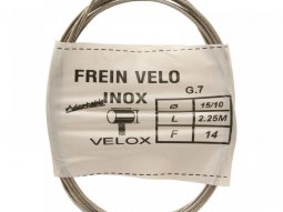 Câble de frein vélo Velox acier inox Ø1,5 mm (2,25 m