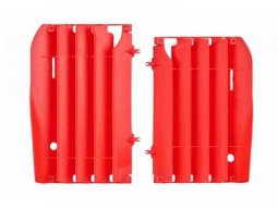 Caches de radiateur Polisport Honda CR 250R 02-07 rouge