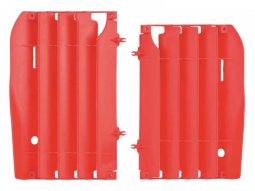 Caches de radiateur Polisport Honda CRF 450R 09-12 rouge