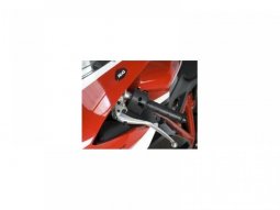 Caches orifices de rétroviseur R&G Racing noirs Ducati 848 08-10