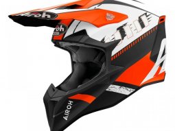 Casque cross Airoh Wraaap Feel orange matt