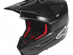 Casque cross Alpinestars S-M5 Solid noir mat