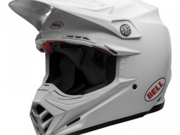 Casque cross Bell Moto-9S Flex Solid blanc