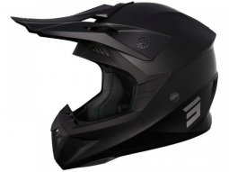 Casque cross enfant Shot Pulse Kid Solid 2.0 black matt