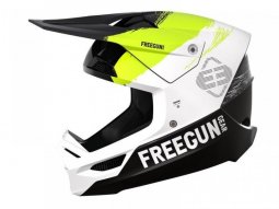 Casque cross Freegun XP4 Shade noir / jaune fluo