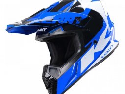 Casque cross Kenny Track Graphic bleu