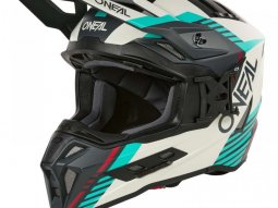 Casque cross OâNeal EX-SRS Quin gray / teal