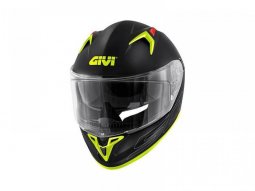 Casque intÃ©gral Givi 50.9 Solid Color noir mat / jaune