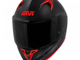 Casque intÃ©gral Givi 50.9 Solid Color noir mat / rouge