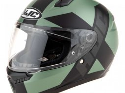 Casque intÃ©gral HJC C10 Tez MC4SF vert / noir