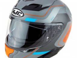 Casque intÃ©gral HJC F71 Arcan MC27SF gris / orange / bleu mat