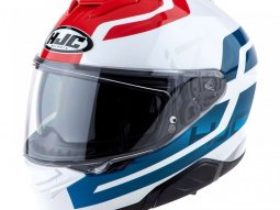 Casque intÃ©gral HJC i71 Enta bleu / blanc / rouge