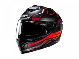 Casque intÃ©gral HJC i71 Iorix MC1SF noir / rouge mat