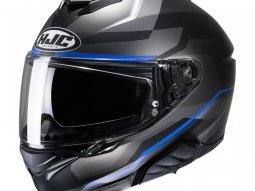 Casque intÃ©gral HJC i71 Nior noir / gris / bleu mat