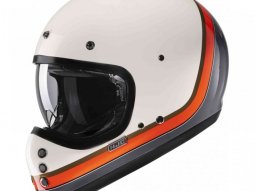 Casque intÃ©gral HJC V60 Scoby MC7 blanc cassÃ© /...