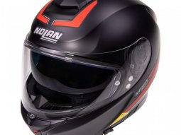 Casque intÃ©gral Nolan N80-8 Staple N-Com noir / rouge mat