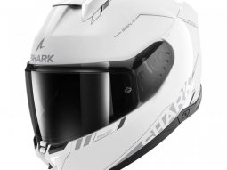 Casque intÃ©gral Shark Skwal i3 Blank SP blanc / argent /...