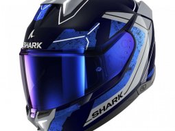 Casque intÃ©gral Shark Skwal i3 Rhad bleu / chrome / argent