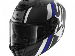 Casque intÃ©gral Shark Spartan RS Carbon Shawn carbone / bleu /...